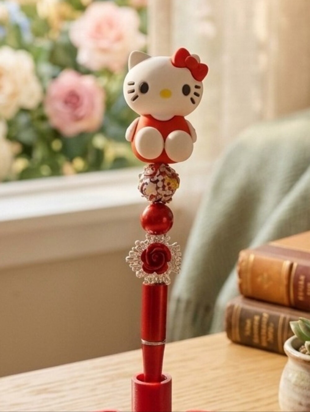 Sanrio Red Hello Kitty Beadable Pen